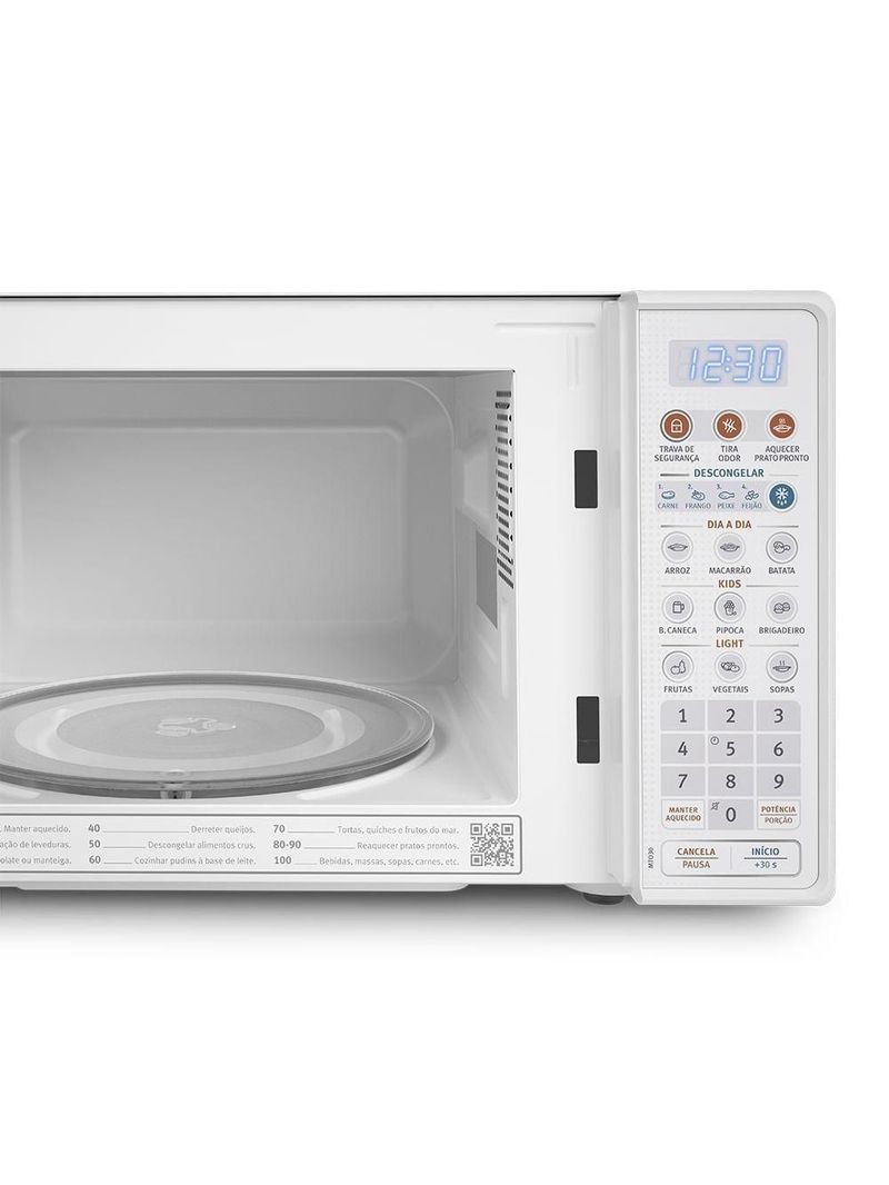 Micro-ondas Electrolux 20 Litros Com Função Tira Odor Branco Mto30 - 127v