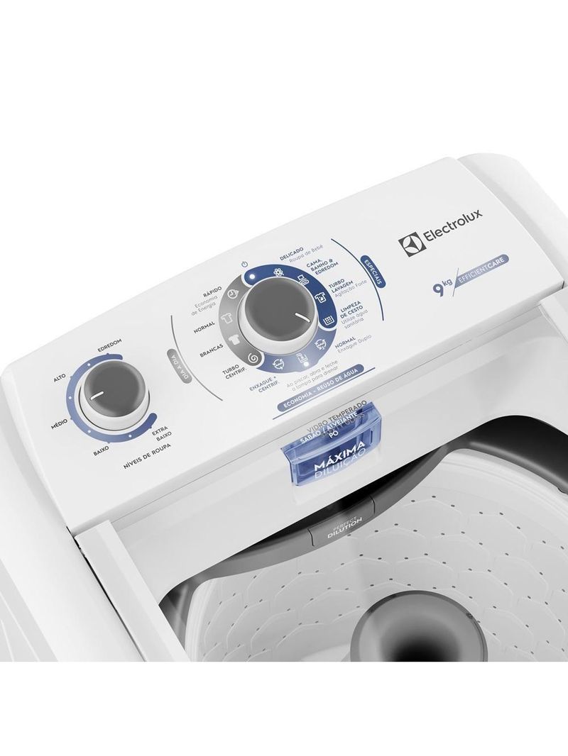 Máquina De Lavar Electrolux 9kg Branco Efficient Care LED09 110V