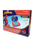 Kit homem-aranha - laptop infantil bilíngue + boombox karaoke