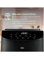 Fritadeira Sem Óleo Airfryer HQ 7 Litros Digital Com Visor Preto HQ-AF7LDL 110V