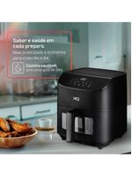 Fritadeira Sem Óleo Airfryer HQ 7 Litros Digital Com Visor Preto HQ-AF7LDL 110V