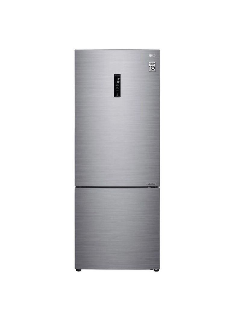 Refrigerador Lg Bottom Freezer Inverse 451l Platinum 110v