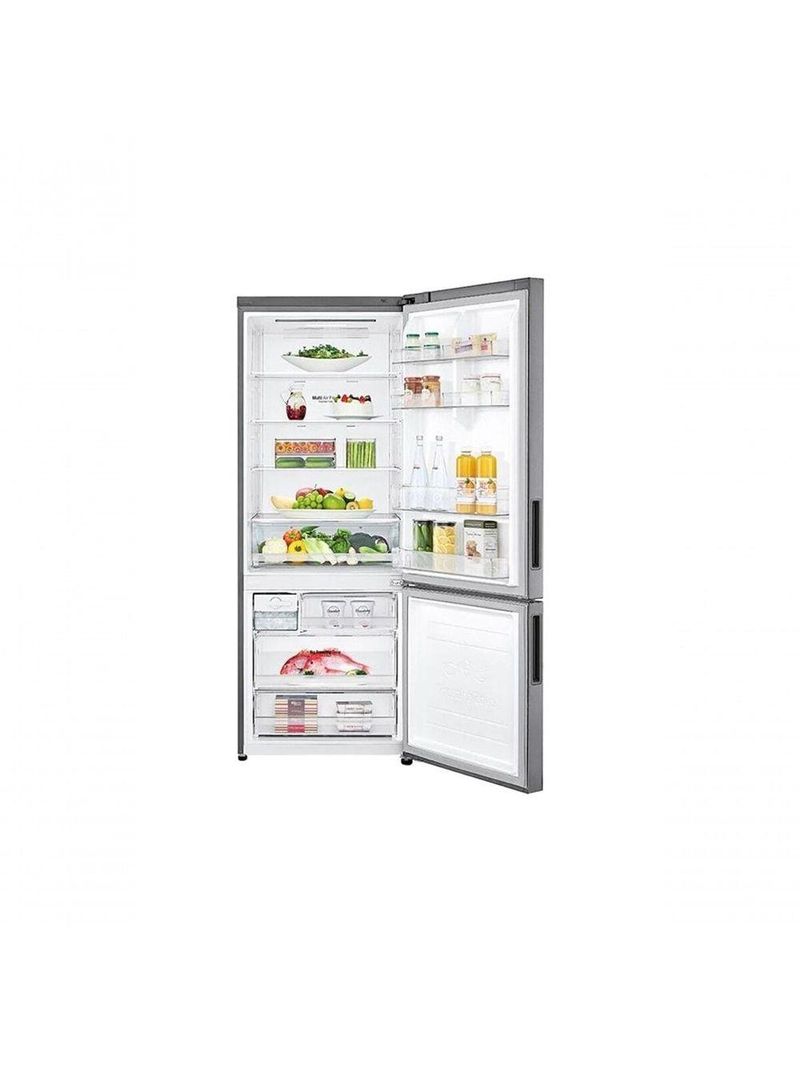 Refrigerador Lg Bottom Freezer Inverse 451l Platinum 110v