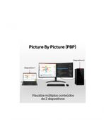 Monitor LG UltraWide Curvo Tela VA de 34” WQHD 3440 x 1440 21:9 sRGB 99% HDR10 PBP 100Hz AMD FreeSync 34WR50QC-B