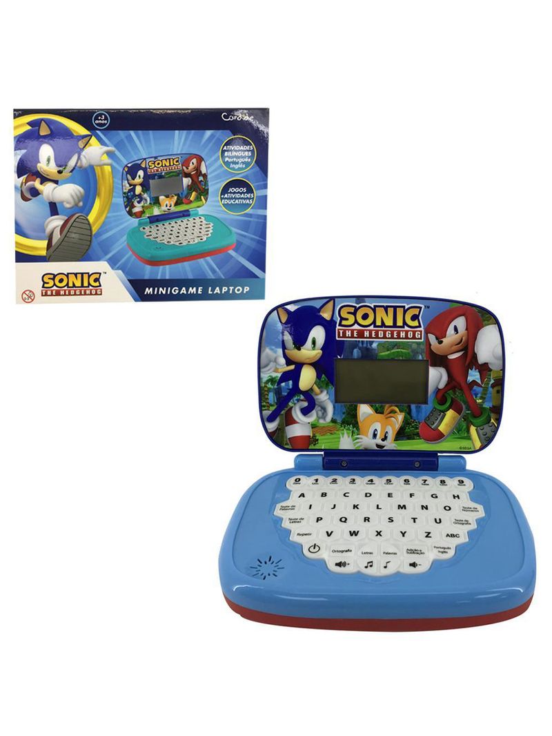 Laptop Infantil Educativo Candide Sonic Bilíngue