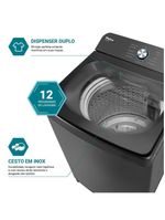 Máquina De Lavar Philco 14kg 12 Programas De Lavagem Titânio PLR14B 220V