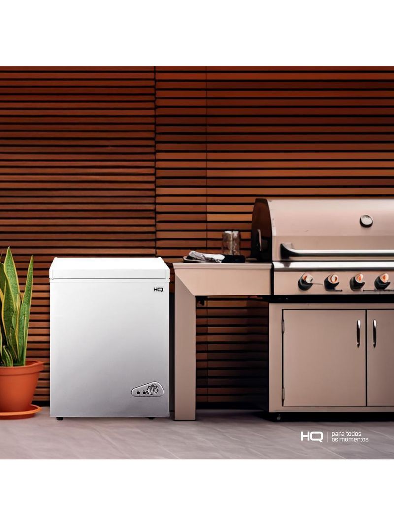 Freezer E Conservador Horizontal HQ 100 Litros Branco BD-100Q 220V
