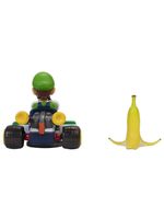 Veículo fricção Super Mario kart spin out - Luigi