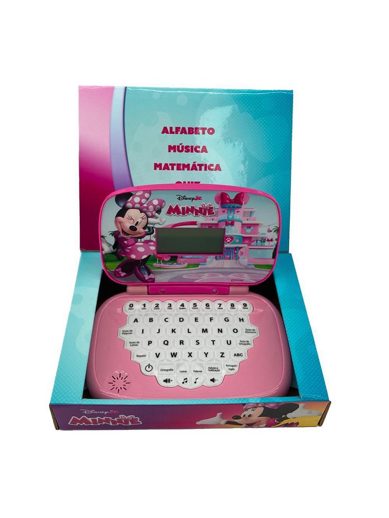 Laptop Infantil Educativo Candide Minnie Bilíngue