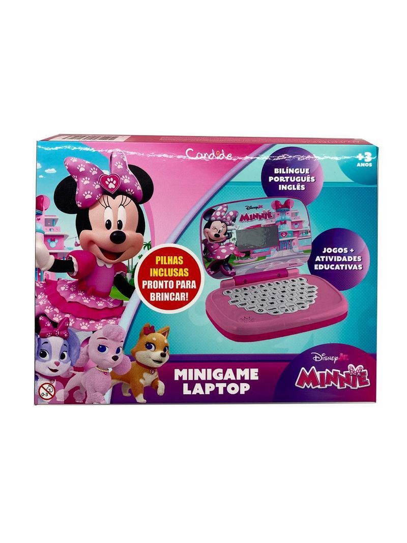 Laptop Infantil Educativo Candide Minnie Bilíngue
