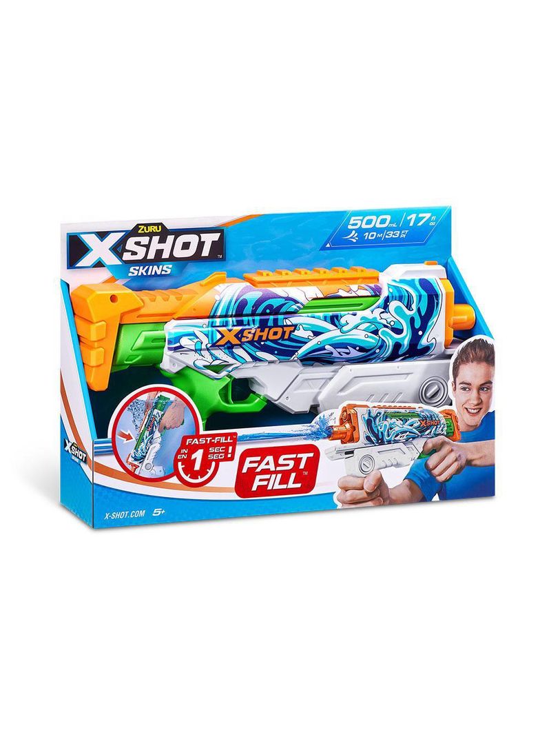 Lançador de Água X-Shot – Skins Hyperload – Waves