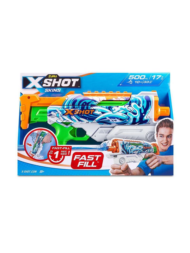 Lançador de Água X-Shot – Skins Hyperload – Waves