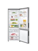 Geladeira LG Inverter Bottom Freezer 451L Platinum GC-B569NLL2 220V