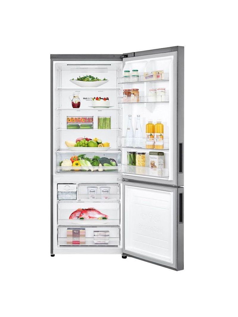 Geladeira LG Inverter Bottom Freezer 451L Platinum GC-B569NLL2 220V