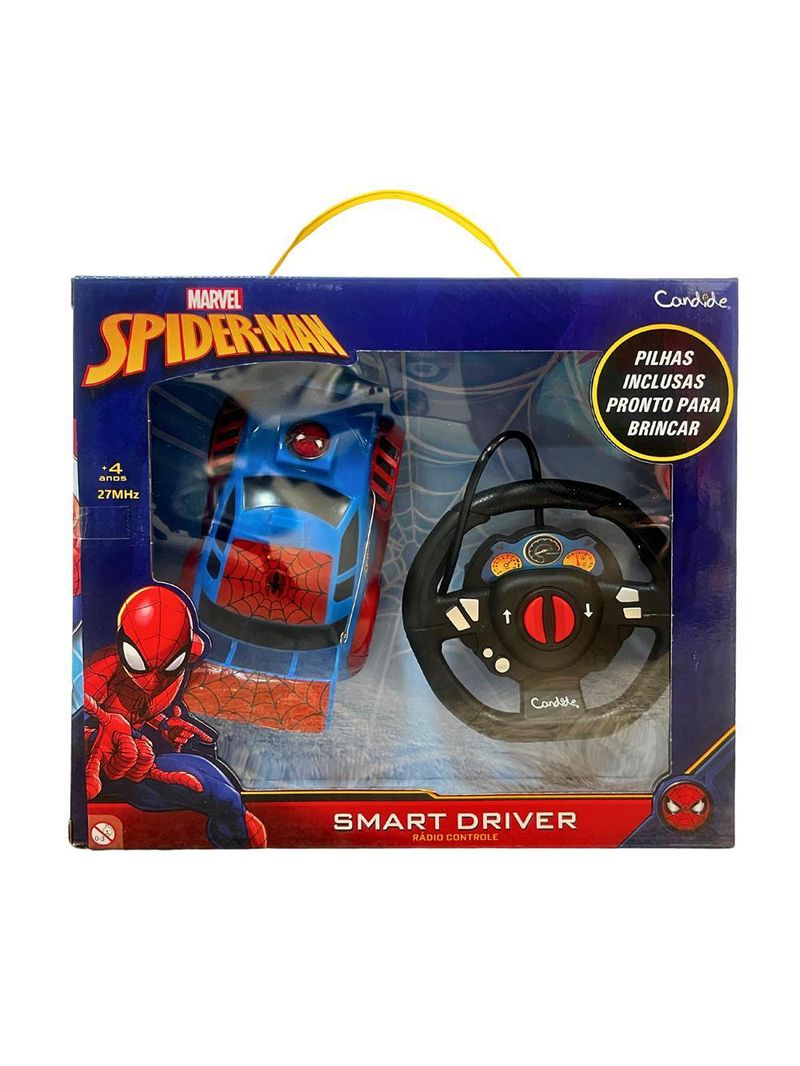 Veículo Controle Remoto Homem-Aranha Smart Driver – Candide