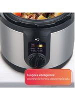 Panela De Pressão Elétrica Multifuncional HQ 5 Litros Inox HQ-Y5MI 110V