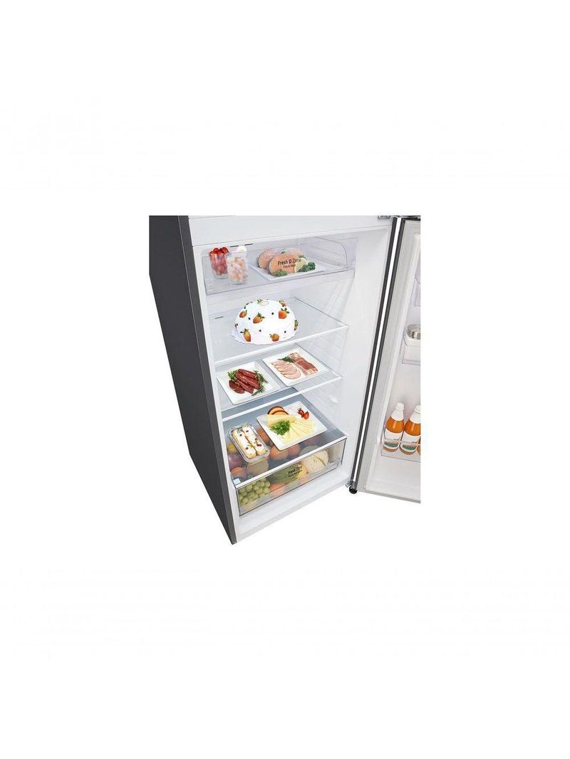 Geladeira LG Frost Free Inverter 461L Duplex Inox Look – 110V