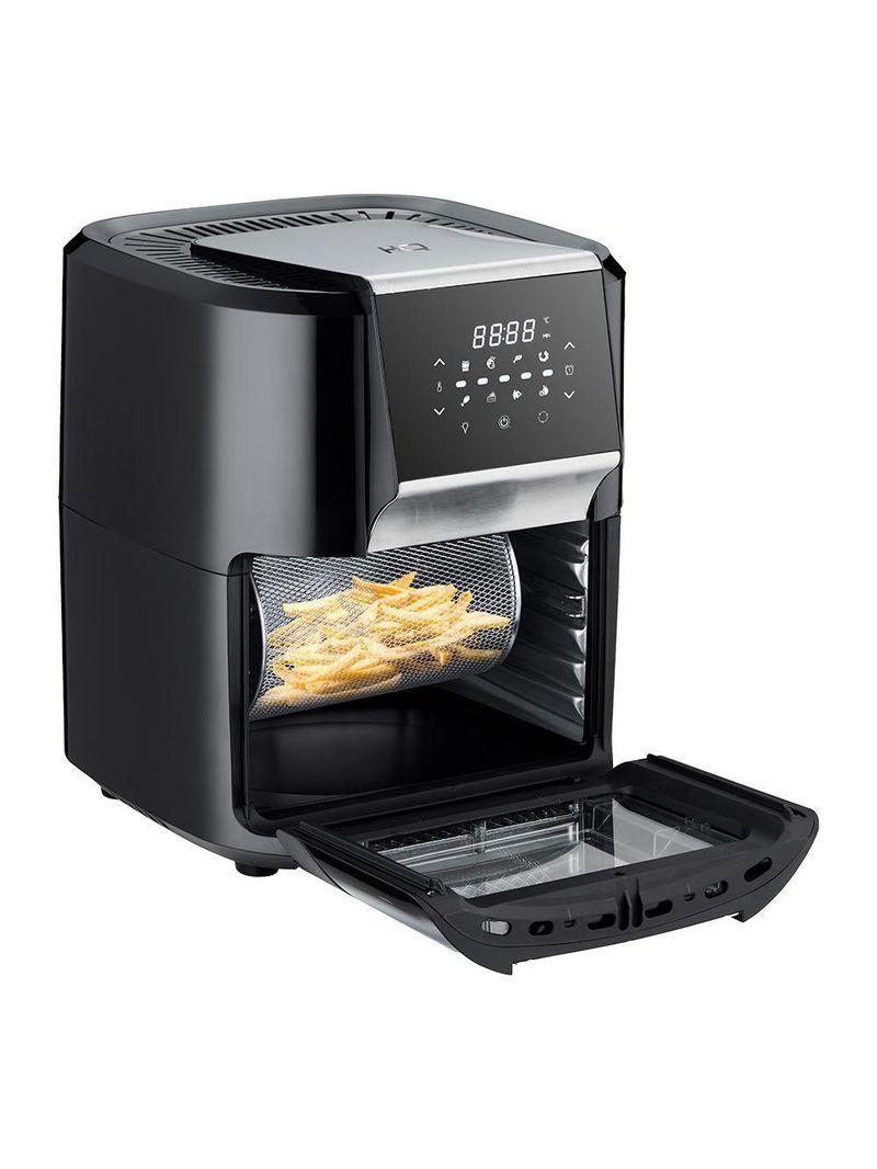 Fritadeira Elétrica Air Fryer Multifuncional Hq 12 Litros 1700w Preto Ra 015 - 220v
