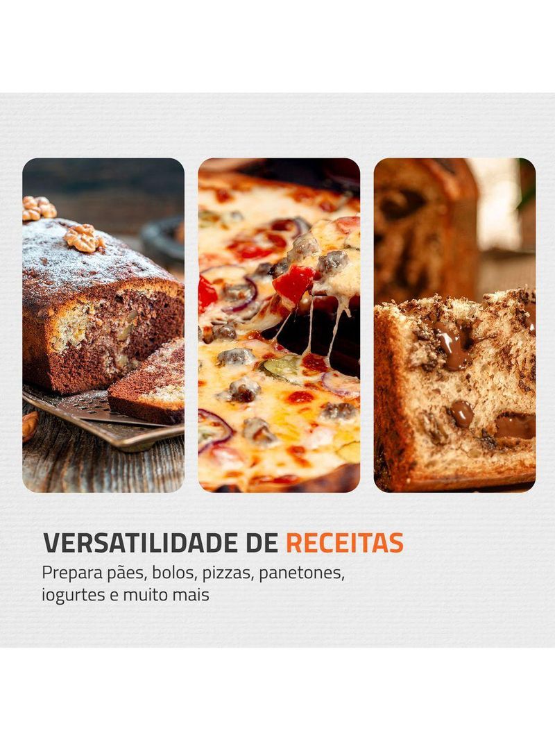 Panificadora Automática Mondial Master Bread 127V