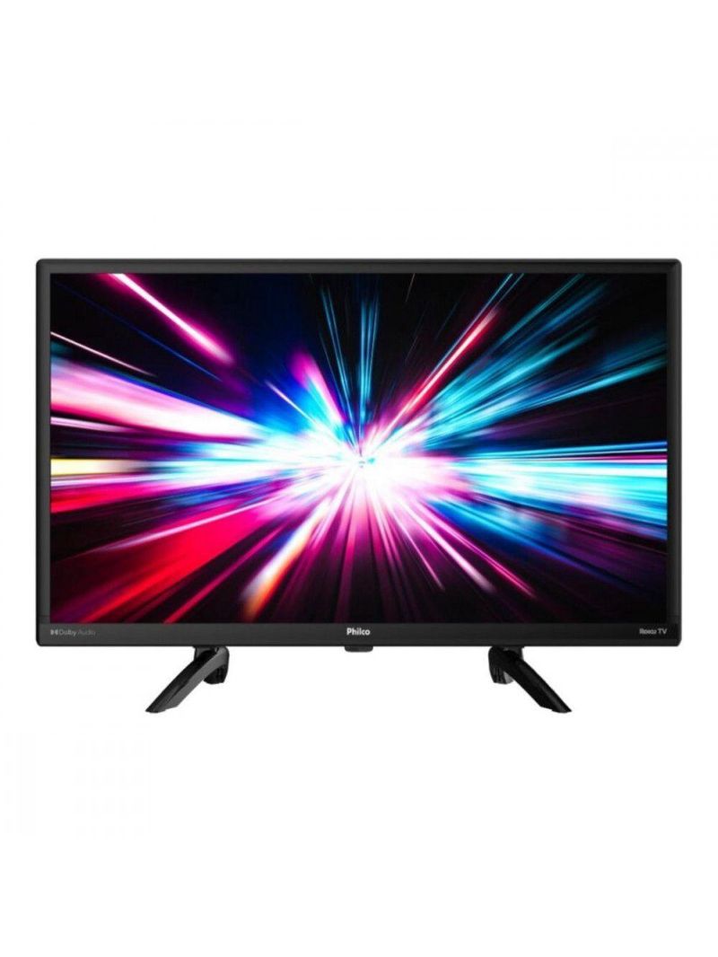 Smart Tv 24 Philco Led Roku Tv Dolby Audio Netflix Preto Bivolt