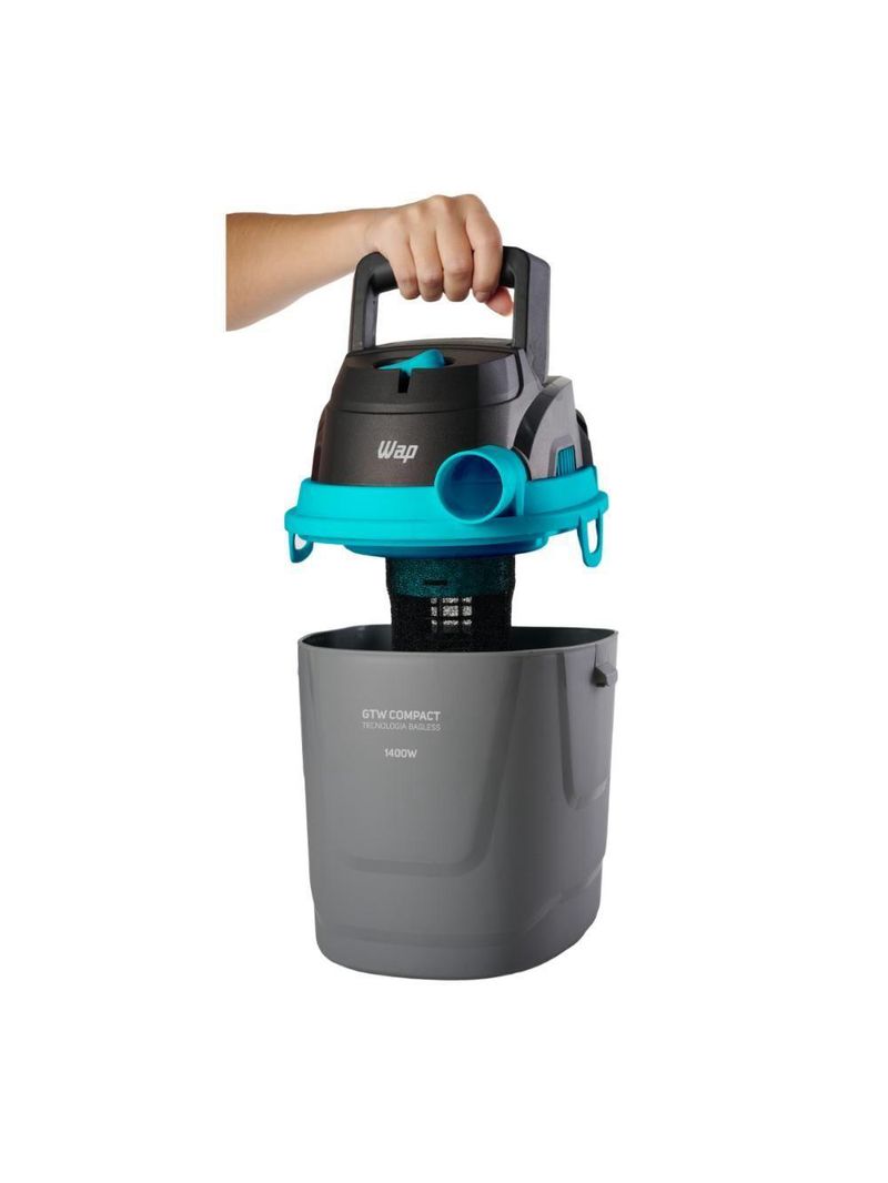 Aspirador De Pó E água Portátil Wap Gtw Compact 127v 1400w