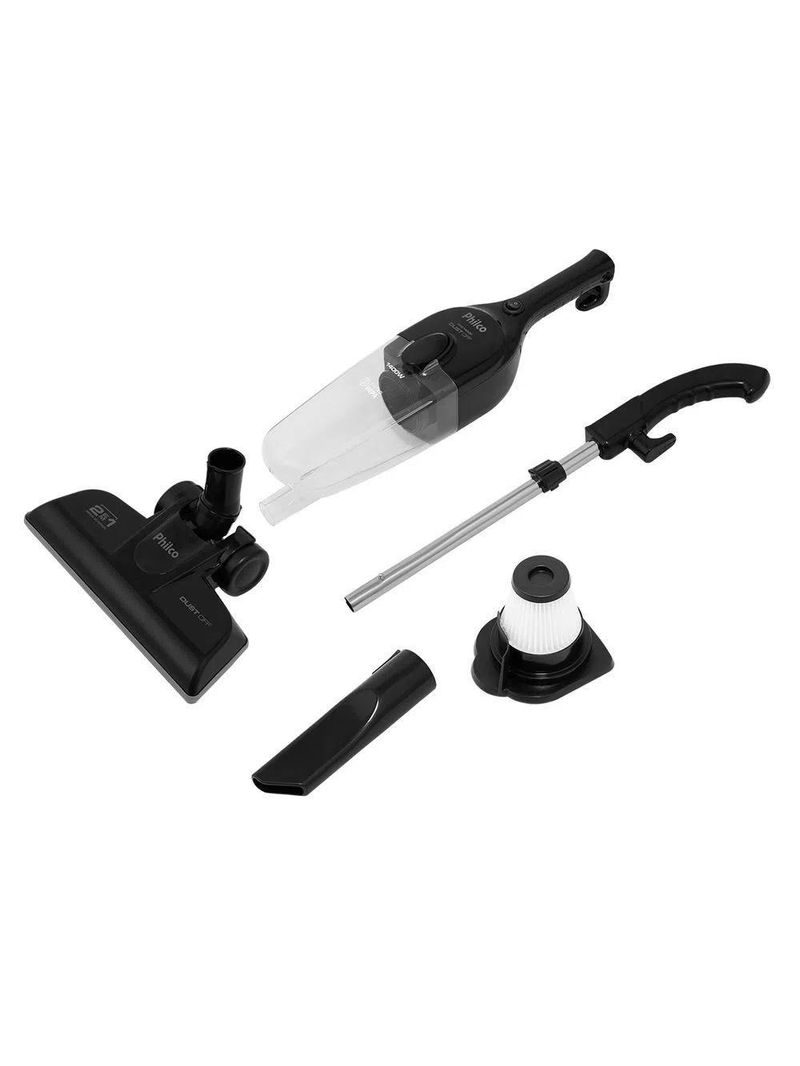 Aspirador De Pó Philco Pas1400p Dust Off 2 Em 1 Filtro Hepa 1400w 127v