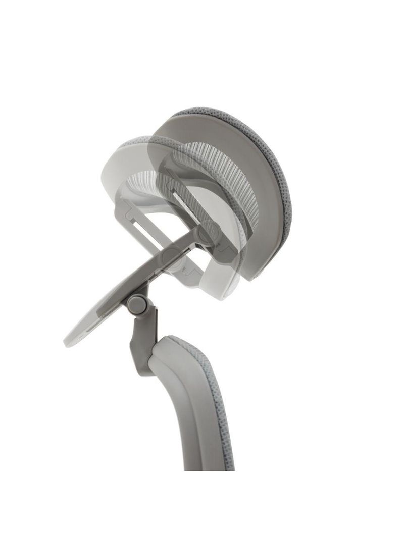 Cadeira Ergonômica NR 17 Presidente Prime Encosto Mesh Apoio De Cabeça E Braços Ajustáveis Cinza