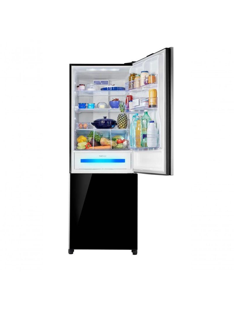 Geladeira Panasonic Frost Free 480L A+++ Black Glass NR-BB71GVFB 220V