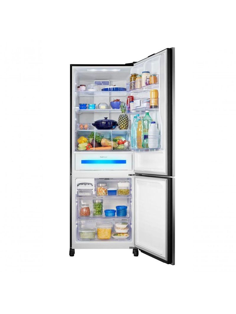 Geladeira Panasonic Frost Free 480L A+++ Black Glass NR-BB71GVFB 220V