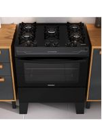 Fogão Itatiaia Electra Plus 5 Bocas Acendimento Automático Preto Fosco Bivolt