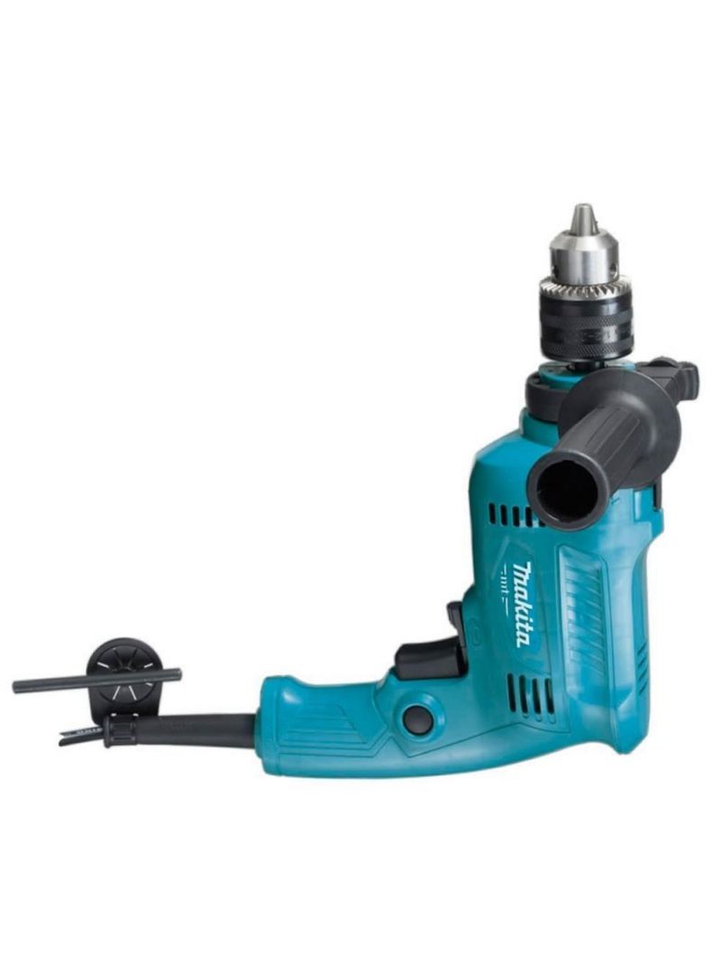 Furadeira De Impacto 1-2\'\' 500w Reversível Com Chave Mandril Punho Lateral M0801b 220v Makita