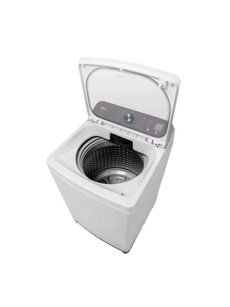 Máquina De Lavar Philco PLR14A 14kg 12 Tipos De Lavagem Branco 220V