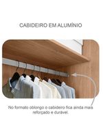 Guarda-Roupa Casal Medelim 3 Portas 6 Gavetas Cumaru 25 Fendi com Espelho – Novo Horizonte
