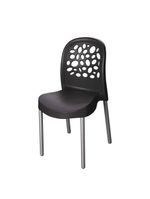 Cadeira Deluxe Forte Plástico Preto