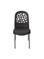 Cadeira Deluxe Forte Plástico Preto