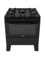 Fogão Itatiaia Electra Plus 5 Bocas Acendimento Automático Preto Fosco Bivolt