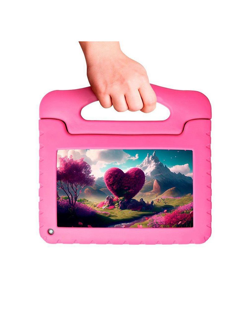 Tablet Kid Pad Nb411 Rosa 4gb Ram + 64gb + Tela 7pol Android 13 Multilaser Rosa