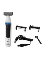 Aparador De Pelo G-blade Prova Dágua Bivolt Branco/azul