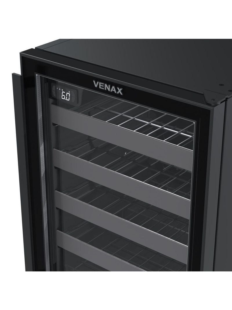 Adega de Embutir Venax Cave In 100 82L Preto Fosco 220V