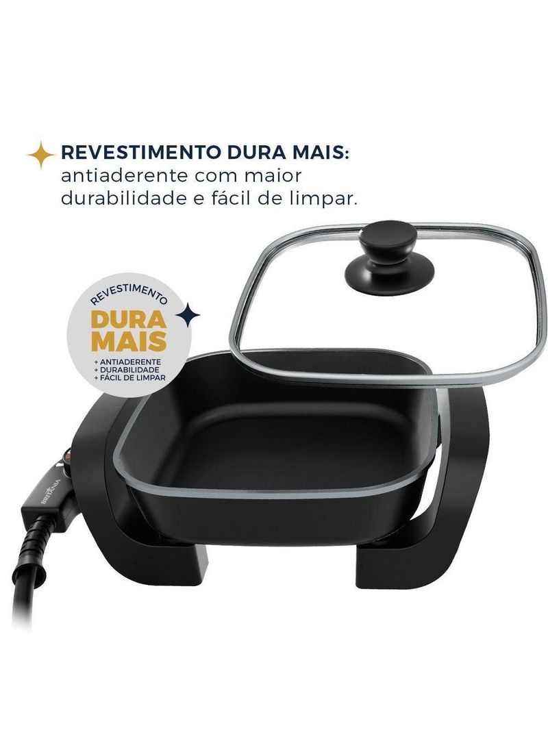 Panela Elétrica Britânia 2L 5 Temperaturas 650W BPE02A 220V