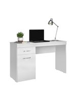 Escrivaninha Com 1 Porta 1 Gaveta Vitória New Branco Demóbile Branco