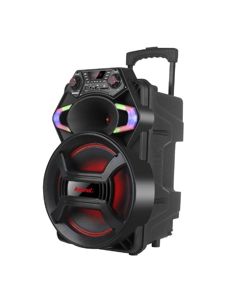 Caixa De Som Aca 550 Strondo Ii Bluetooth 5500w Amvox Preto Biv