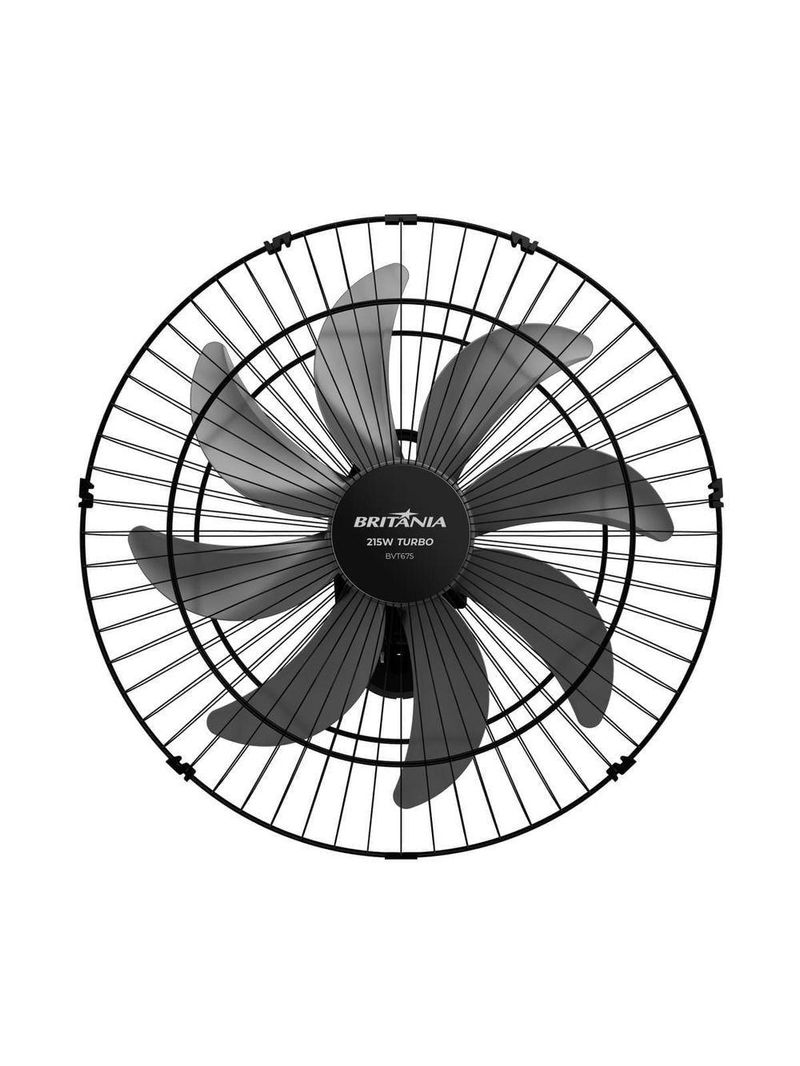 Ventilador De Parede Britânia 60cm 8 Pás Turbo BVT675 - 110V