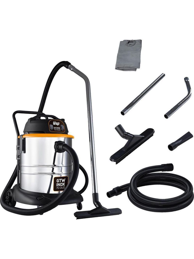 Aspirador De Pó E Água WAP GTW Inox 70 Duo 110V