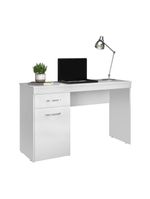 Escrivaninha Com 1 Porta 1 Gaveta Vitória Branco Branco