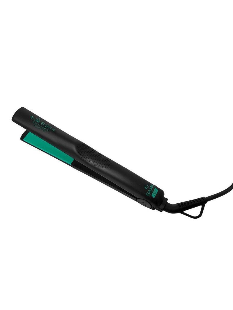 Prancha de Cabelo Babosa Ceramic Íon - Preto/Verde Bivolt