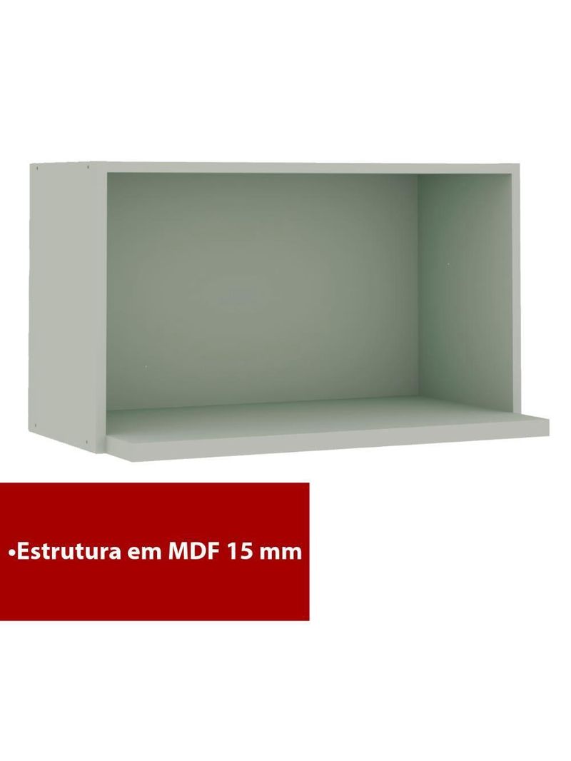 Armário De Cozinha Genialflex Iluminata Aéreo Hortelã