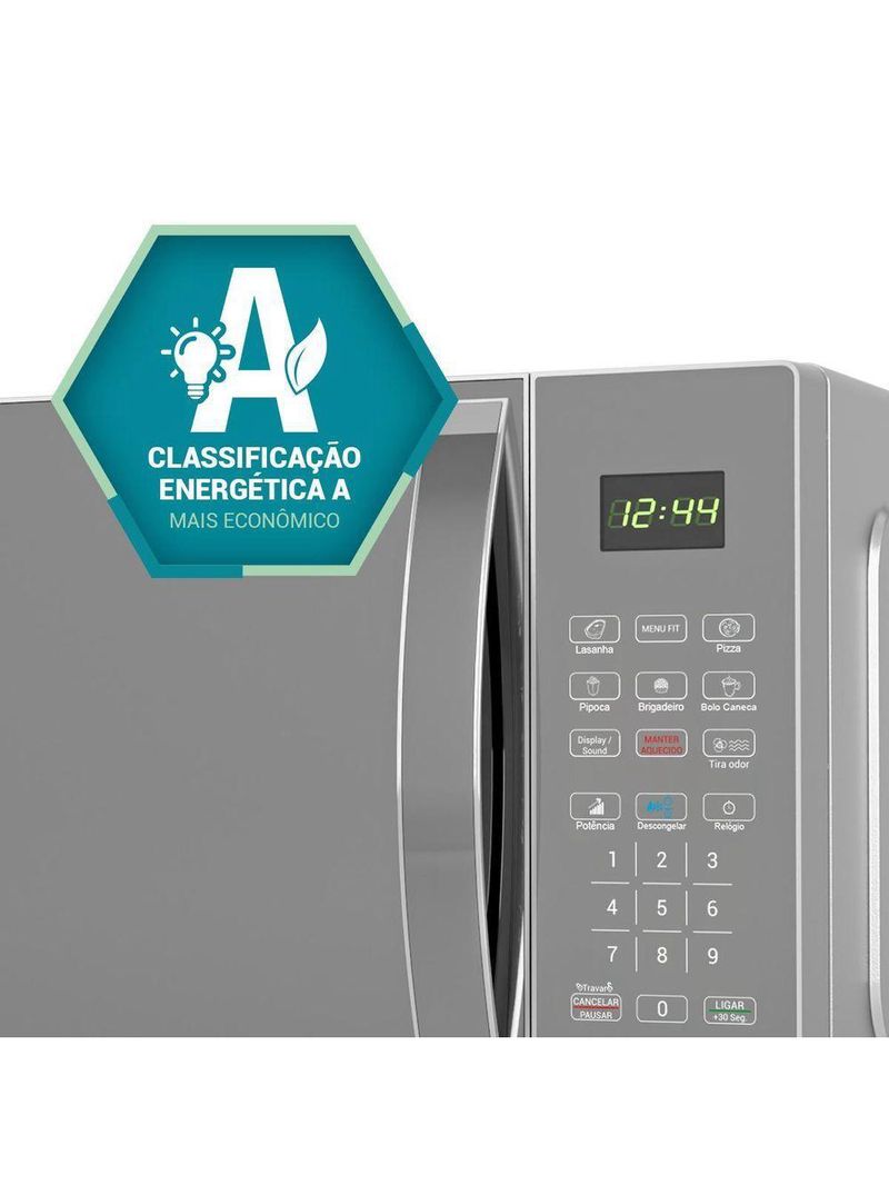 Micro-ondas 33L Philco PMO38S Limpa Fácil 1400W 220V