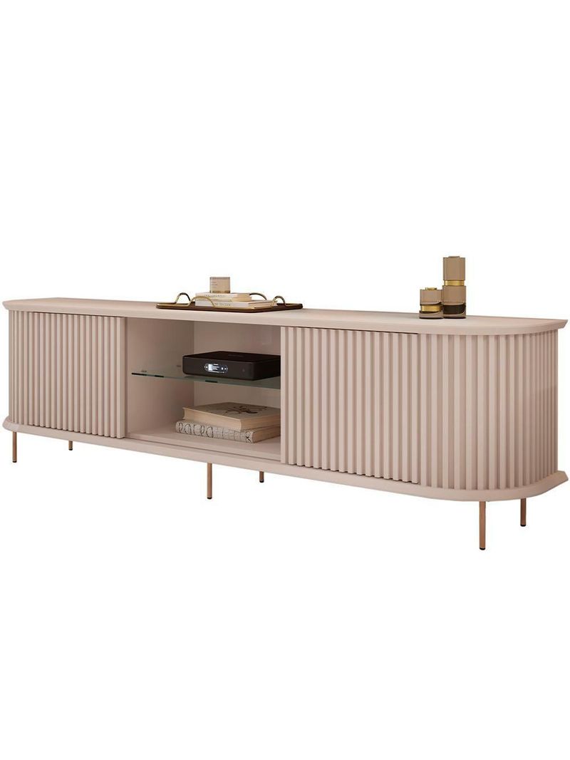 Rack Para Sala De Estar 75 Pol Atlantis D05 Off White