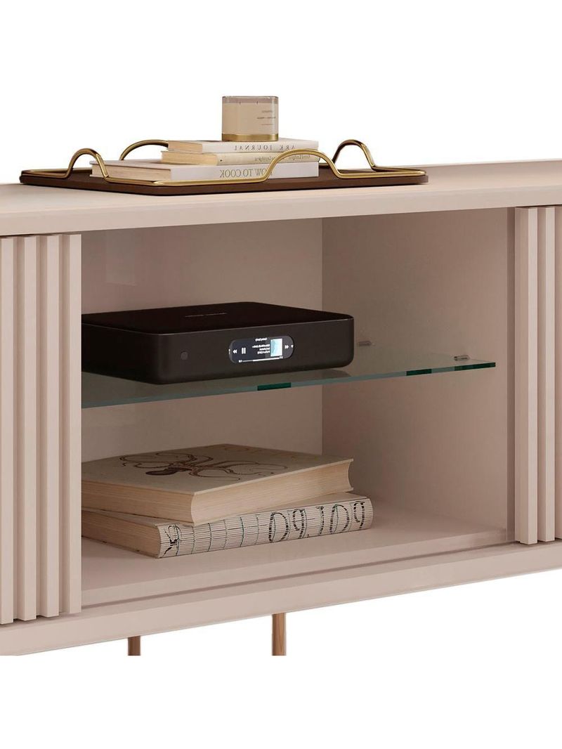 Rack Para Sala De Estar 75 Pol Atlantis D05 Off White